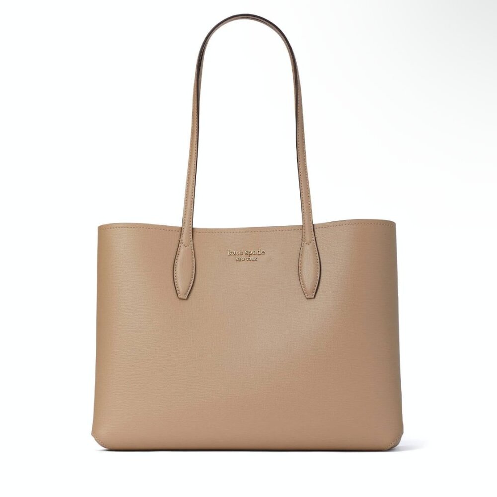 Kate Spade Beige Saffiano Leather Tote